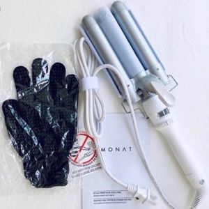 New Monat wonder waves deep waver colors silver & white & black glove